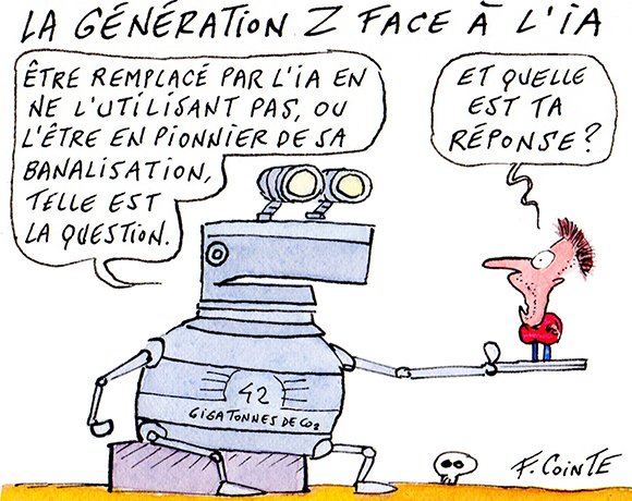 Dessin: Gen Z et IT : ils codent avec Claude, mais craignent pour leur job